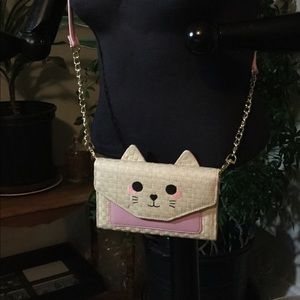 Betsey Johnson  Crossbody Kitty Clutch